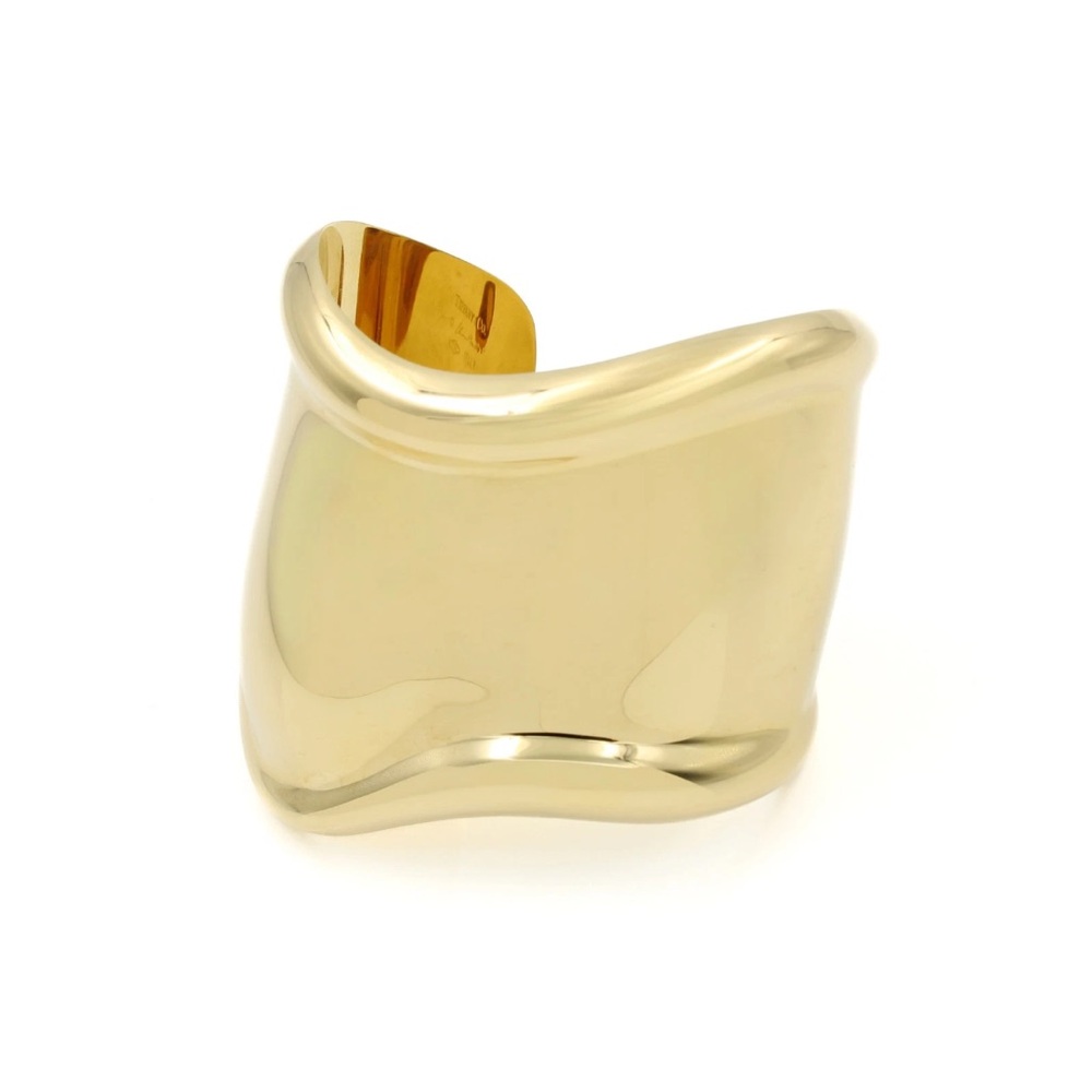 Tiffany & Co. Peretti Gold Bone Cuff Bracelet